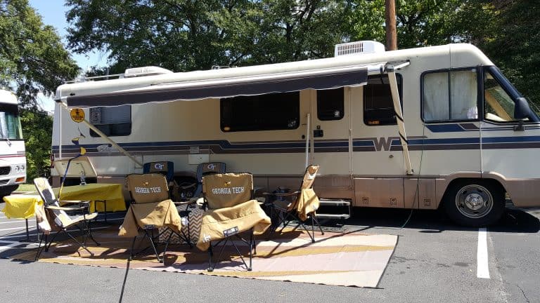 Starter RV and basic tailgating setup
