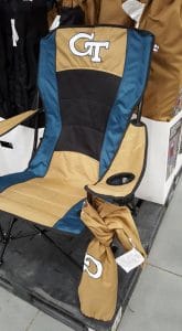 Costco Tailgating Chair for Georgia Tech