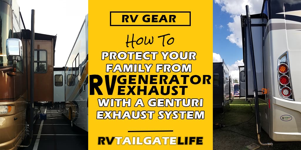 Learn how to protect your family from RV generator exhaust with an Genturi RV generator exhaust system