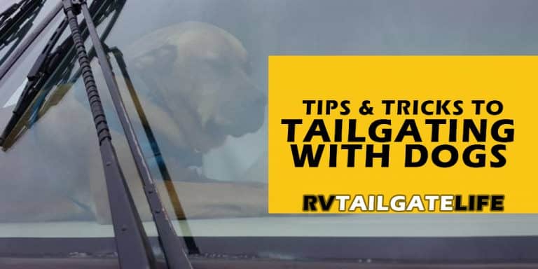 Tips and tricks for RV tailgating with dogs