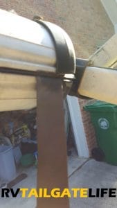 Slide out, slide in - easy fix for a broken awning strap
