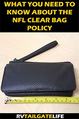 What you need to know about the NFL Clear Bag Policy to get through security lines quickly and efficiently. Do not get caught having to wait in the bag check lines at the football stadium