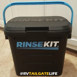 RinseKit: portable shower for RVing and tailgating has a misting unit that should be available for purchase soon