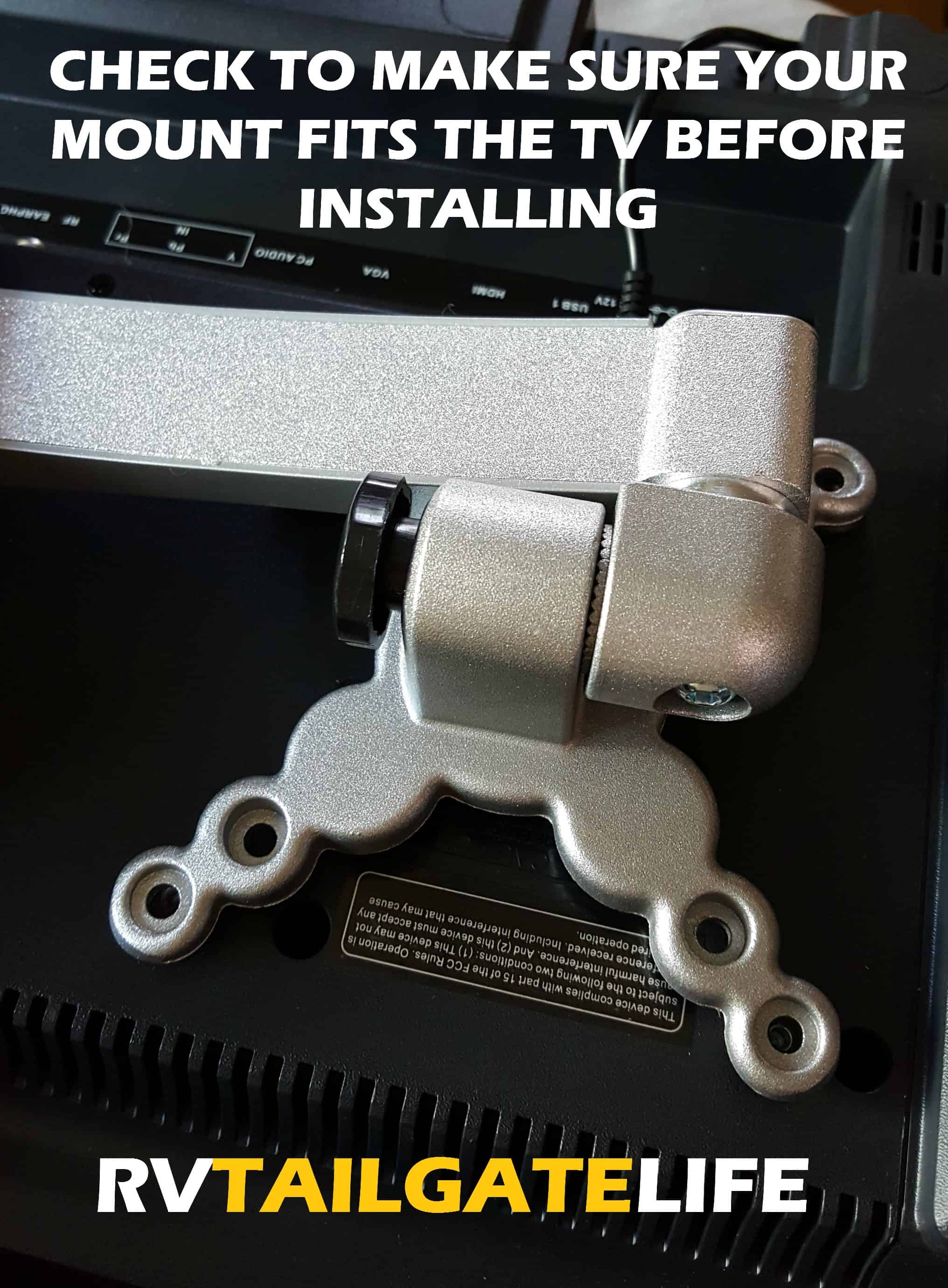 How to Upgrade to Digital Flat Screen TV in the RV RV Tailgate Life