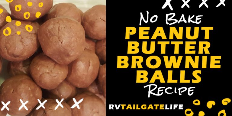 No Bake Peanut Butter Brownie Balls Recipe