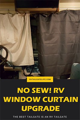 No Sew RV Window Blackout Curtains 