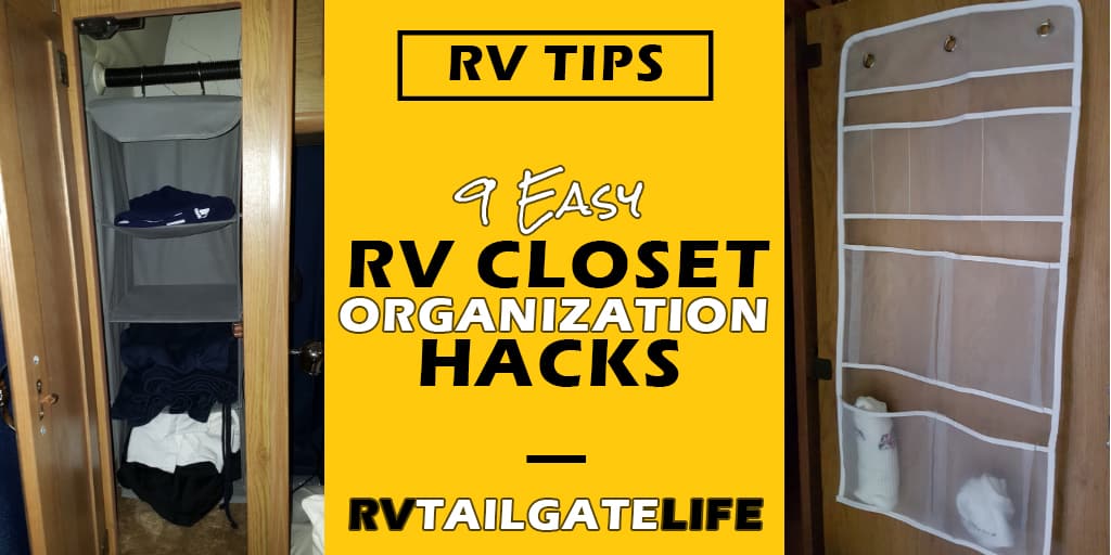 9 Easy RV Closet Organization Hacks - RV Tailgate Life