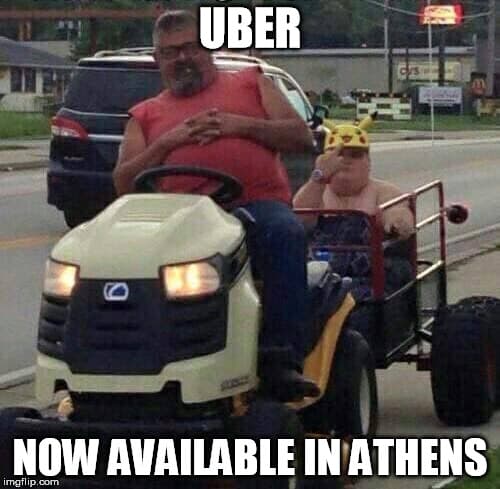 Don't call an Uber in Athens! THWG!!!!