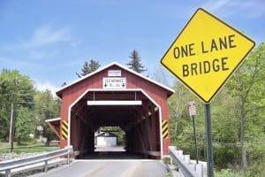 Pay attention to clearance signs on bridges! Your RV will thank us later.