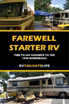 Farewell Starter RV - you were a great first RV!