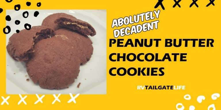 The most absolutely decadent peanut butter chocolate cookies ever