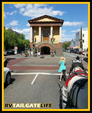 Take a horse drawn carriage tour of downtown Charleston, South Carolina