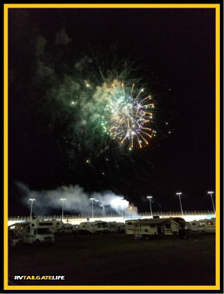 The rain held off, we got all the laps in and the NASCAR tailgating was one big success!