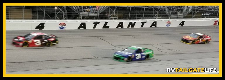 Atlanta Motor Speedway - Turn four on Sunday