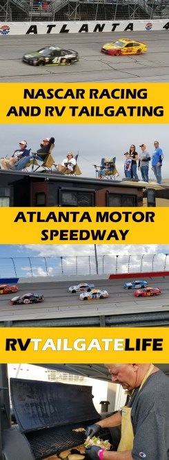 NASCAR racing and RV tailgating at Atlanta Motor Speedway! 