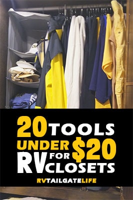 20 Tools Under $20 for RV Closet Organization 