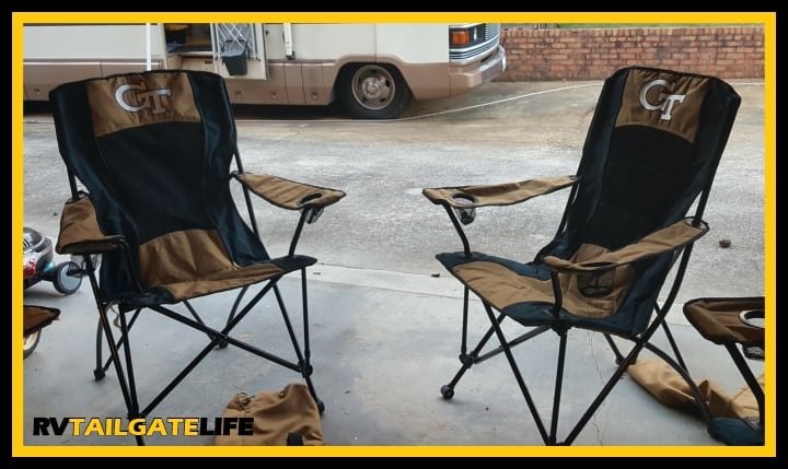 Apply Permethrin to RV camping chairs to protect from mosquitoes and other bugs this summer