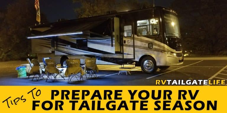 Tips to Prepare Your RV for Tailgate Season