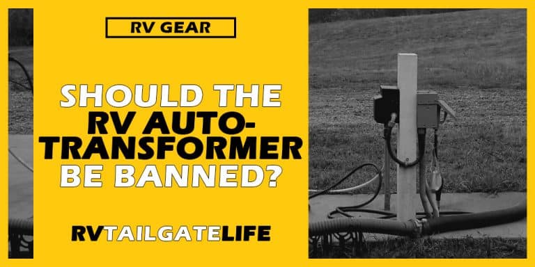 Should the RV Autotransformer be banned? Picture of campground power hookup