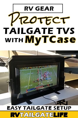 Protect Tailgate TVs with MyTCase - Easy Tailgate Setup