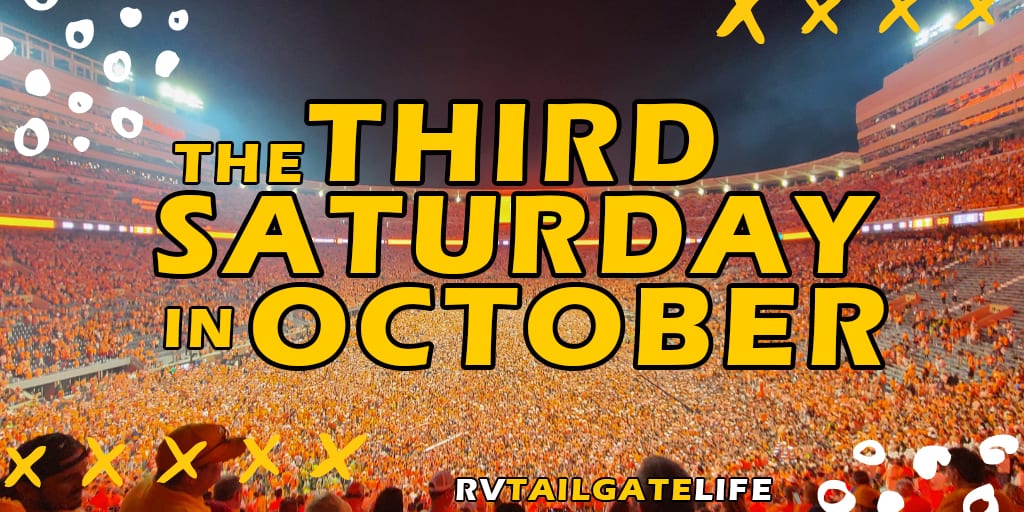 The Third Saturday in October is when Alabama and Tennessee matchup for their annual football rivalry. The 2022 edition was at Neyland Stadium and went to the bitter end with a Tennessee field goal as time expired. The fans rushed the field in a sea of orange to celebrate.