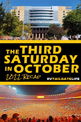 The Third Saturday in October - 2022 Recap - Neyland Stadium and Tennessee fans swarming the field after they beat Alabama